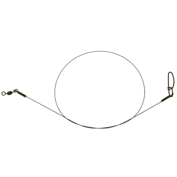 BFT nylon coated wire leader 12' 30lbs 2pack
