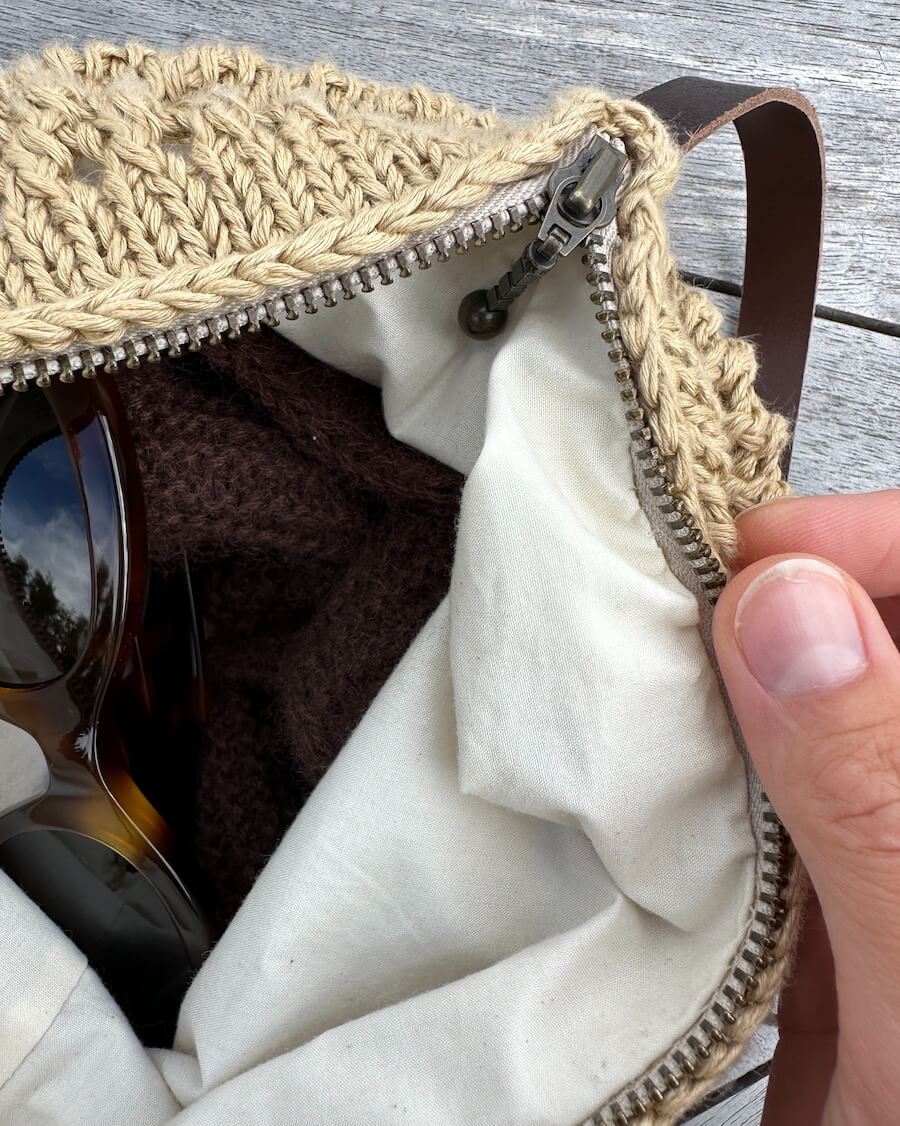 Foder till rund väska PetiteKnit - 2