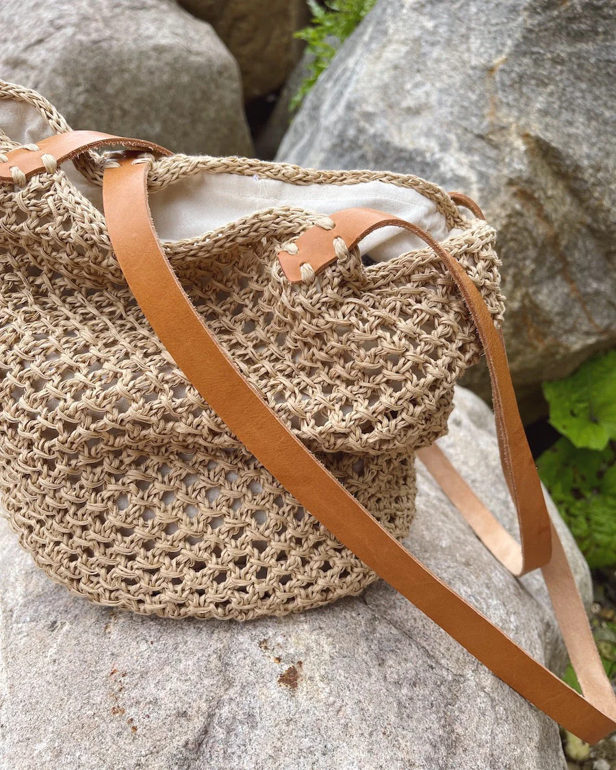 Foder till French market bag PetiteKnit - 2