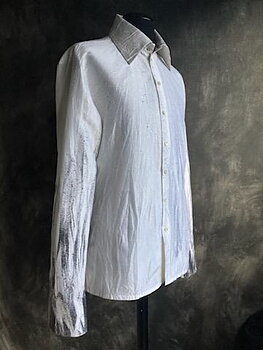    THE SHIRT WHITE/BLACK