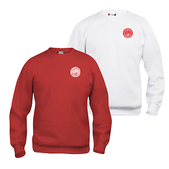 Sweatshirt med liten logo