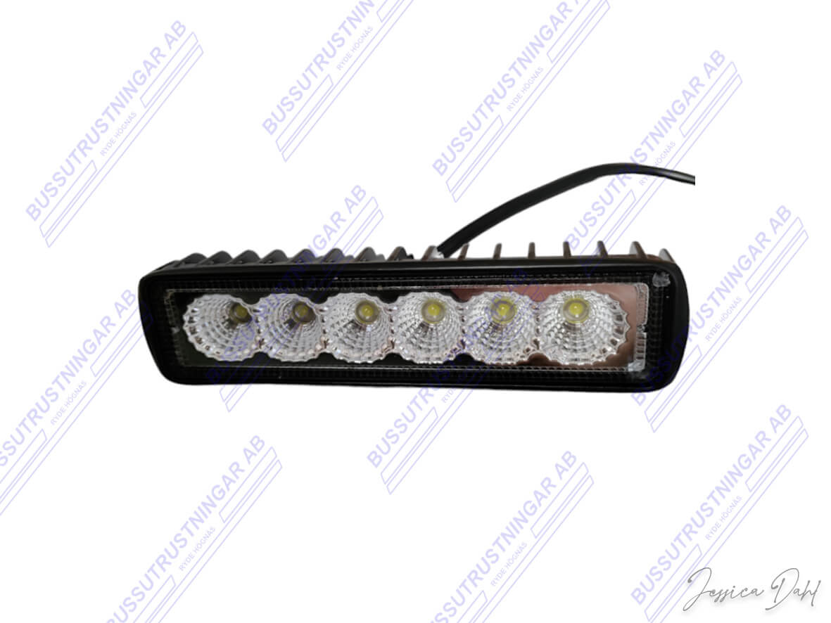 Arbetsbelysning / Backljus 18 Watt 10-30 V 