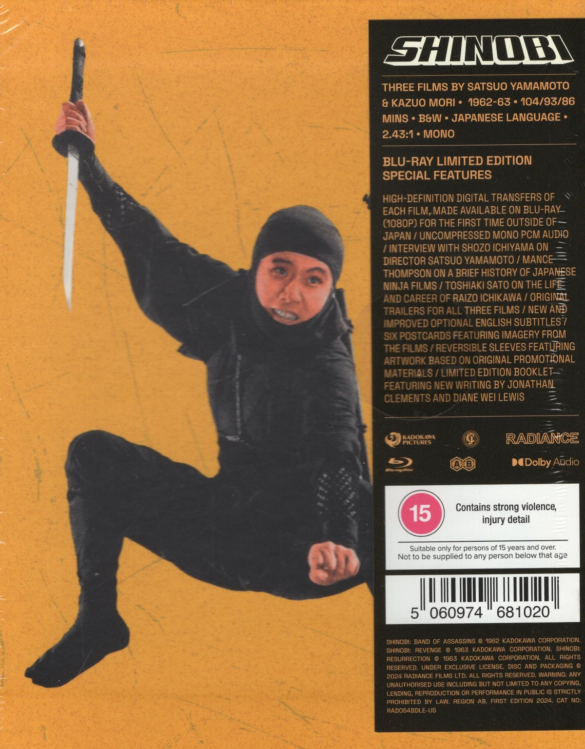 Shinobi - Band Of Assassins / Revenge / Resurrection (Limited Edition) (ej svensk text) (Blu-Ray) - 2