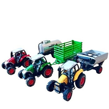 Traktor med vagn