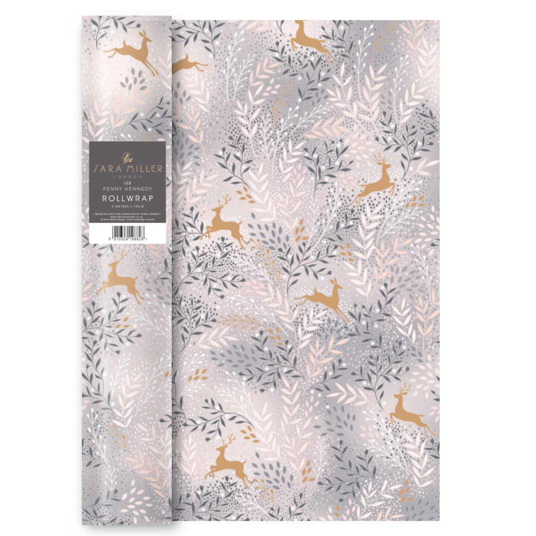 Prancing Deer, Roll Wrap