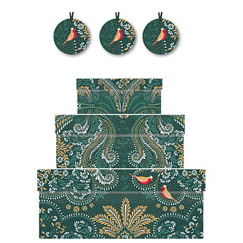 Robin Filigree, Nest of 3 boxes