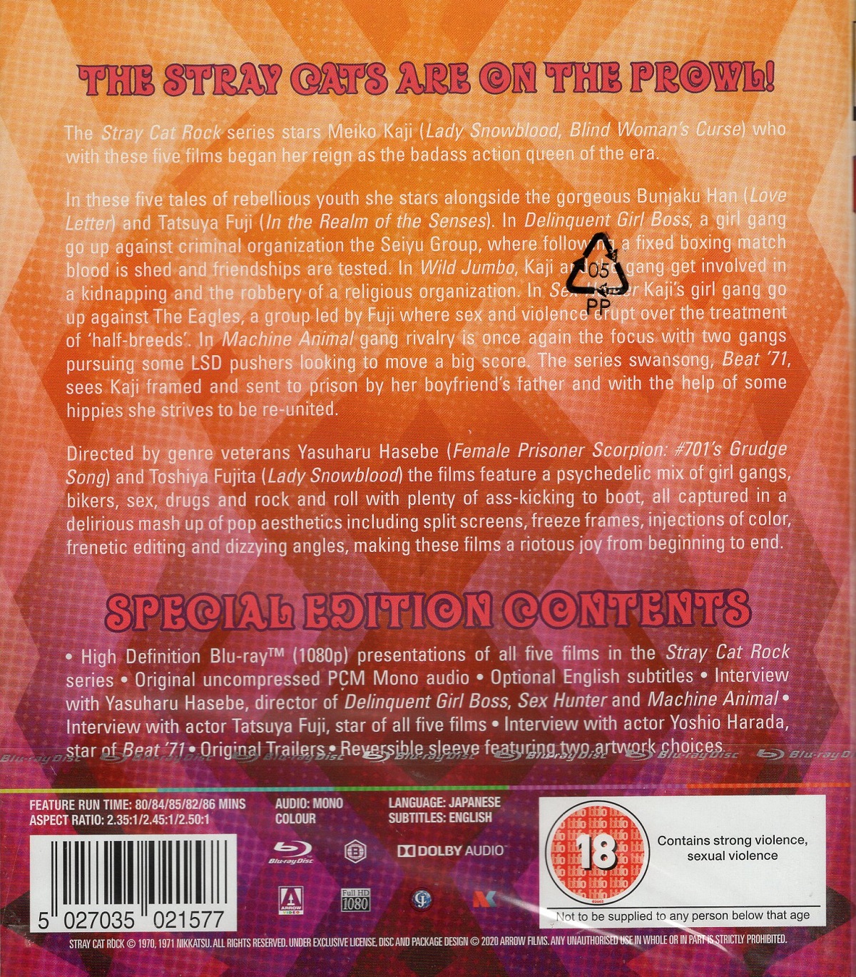 Stray Cat Rock Collection (ej svensk text) (Blu-ray) - 2