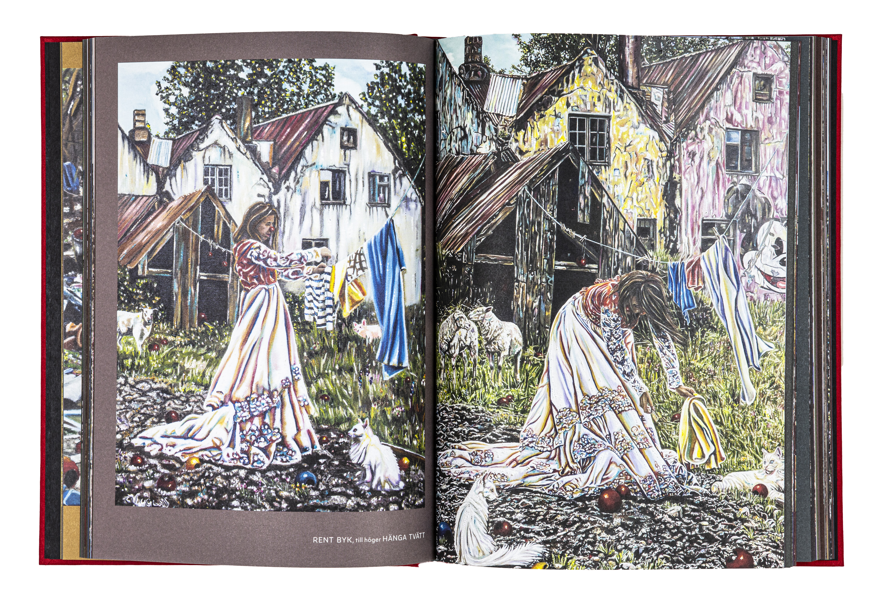 Hardcover Book "Paintings and Thoughts" - Luxury edition, with signed Giclée "Skåpmat/Skafferiet III" - 6