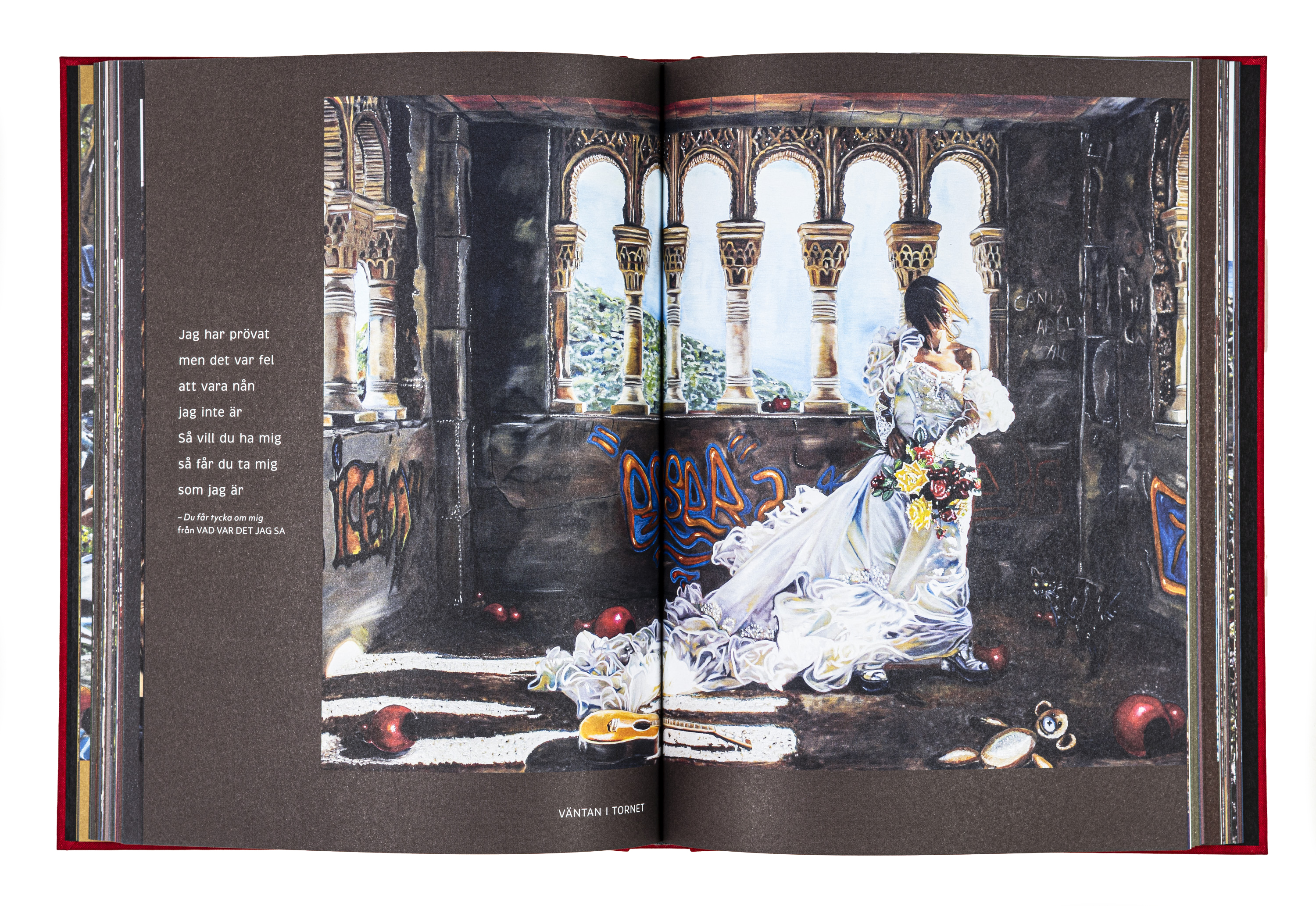 Hardcover Book "Paintings and Thoughts" - Luxury edition, with signed Giclée "Skåpmat/Skafferiet III" - 7