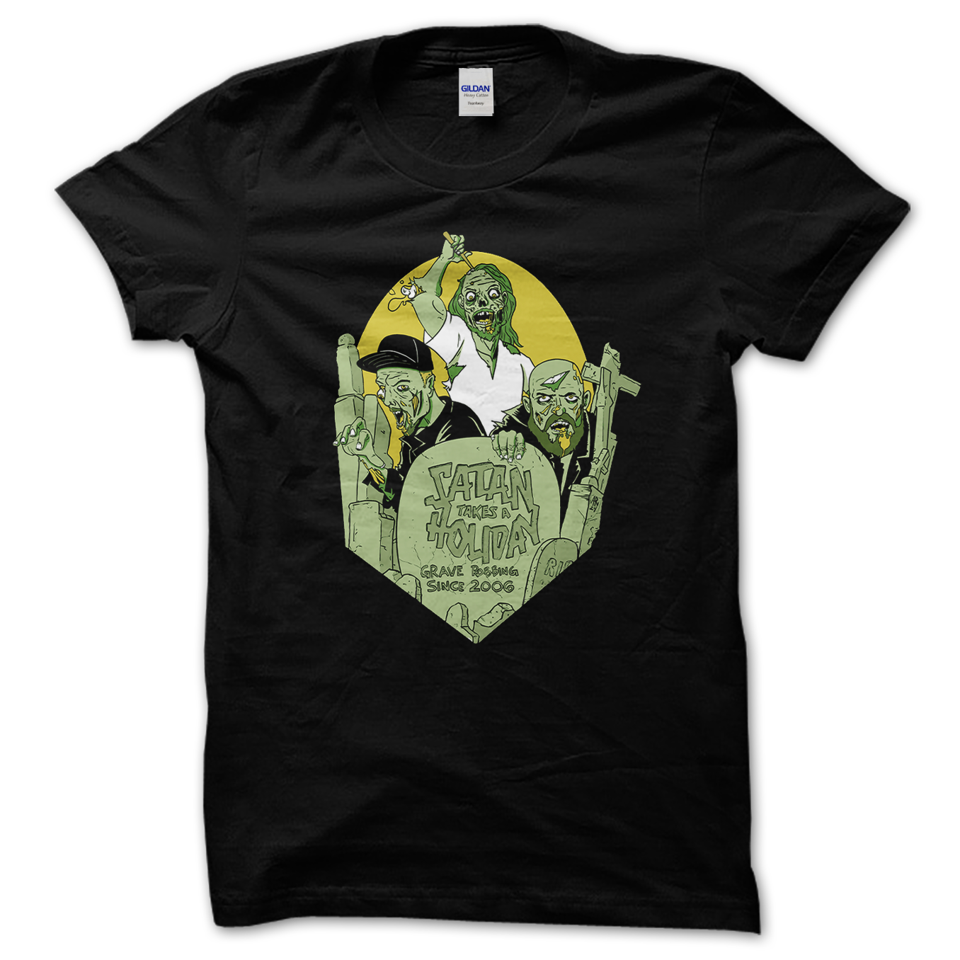 SATAN TAKES A HOLIDAY - T-SHIRT, GRAVE ROBBING