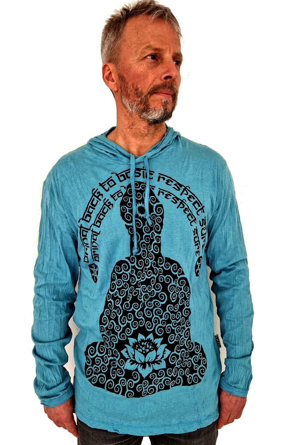 Sure Hoodies - Buddha med Lotus 
