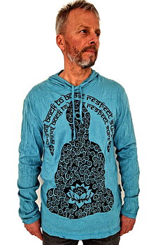 Sure Hoodies - Buddha med Lotus 