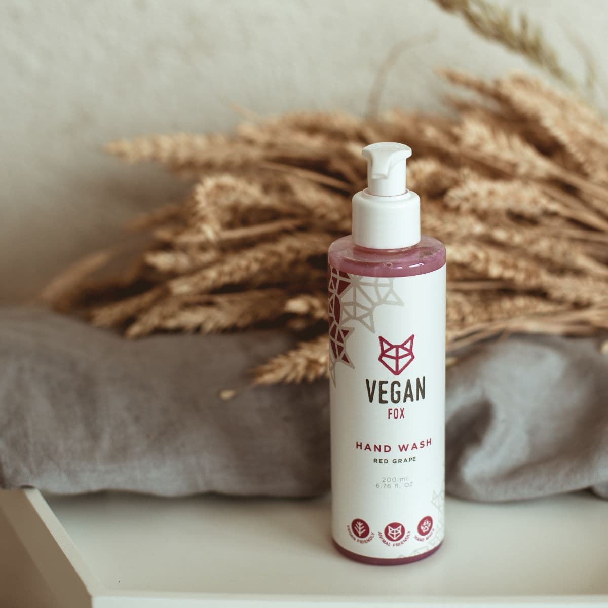 Vegan Fox flytande tvål röd druva