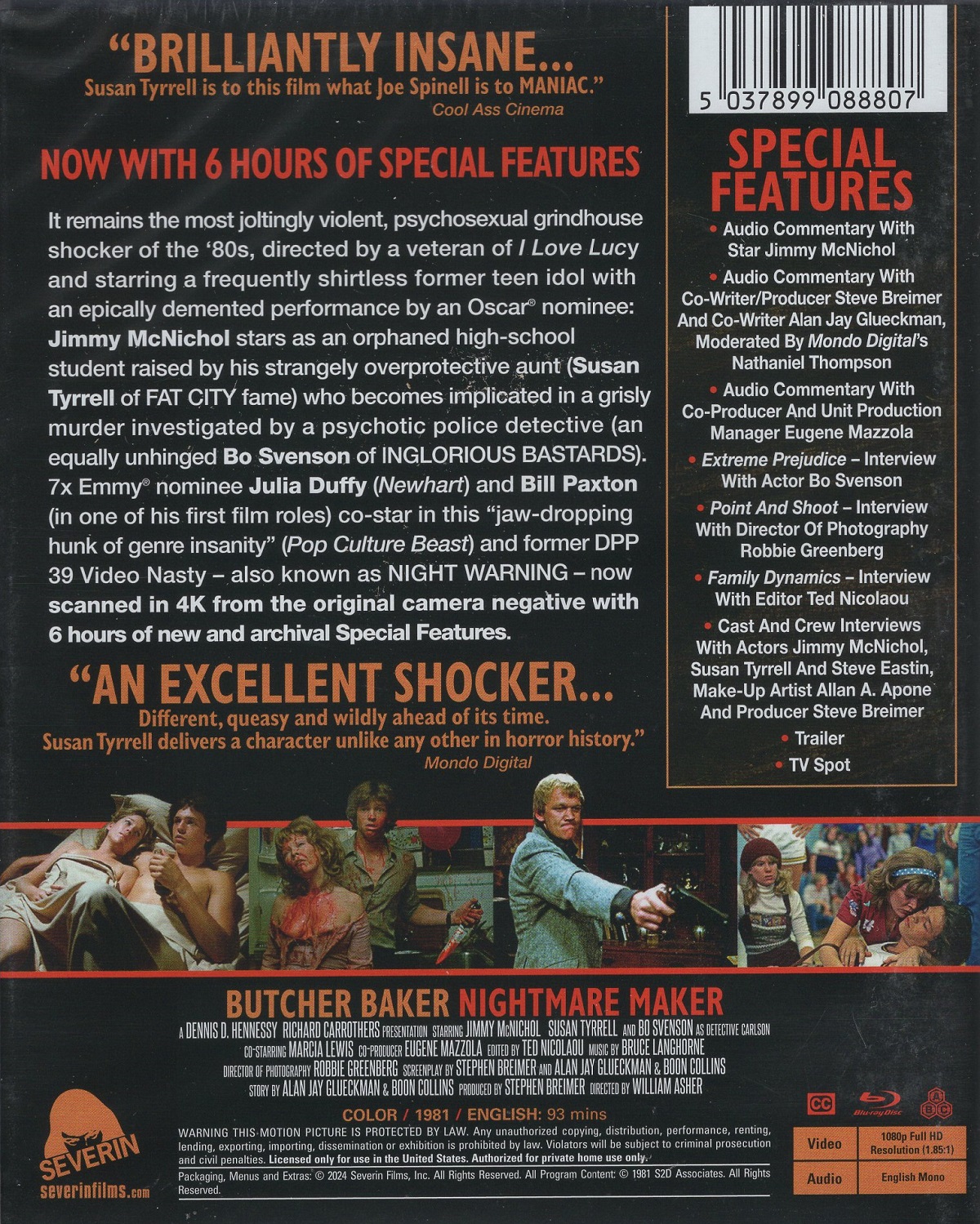Butcher, Baker, Nightmare Maker (ej svensk text) (Blu-ray) - 2