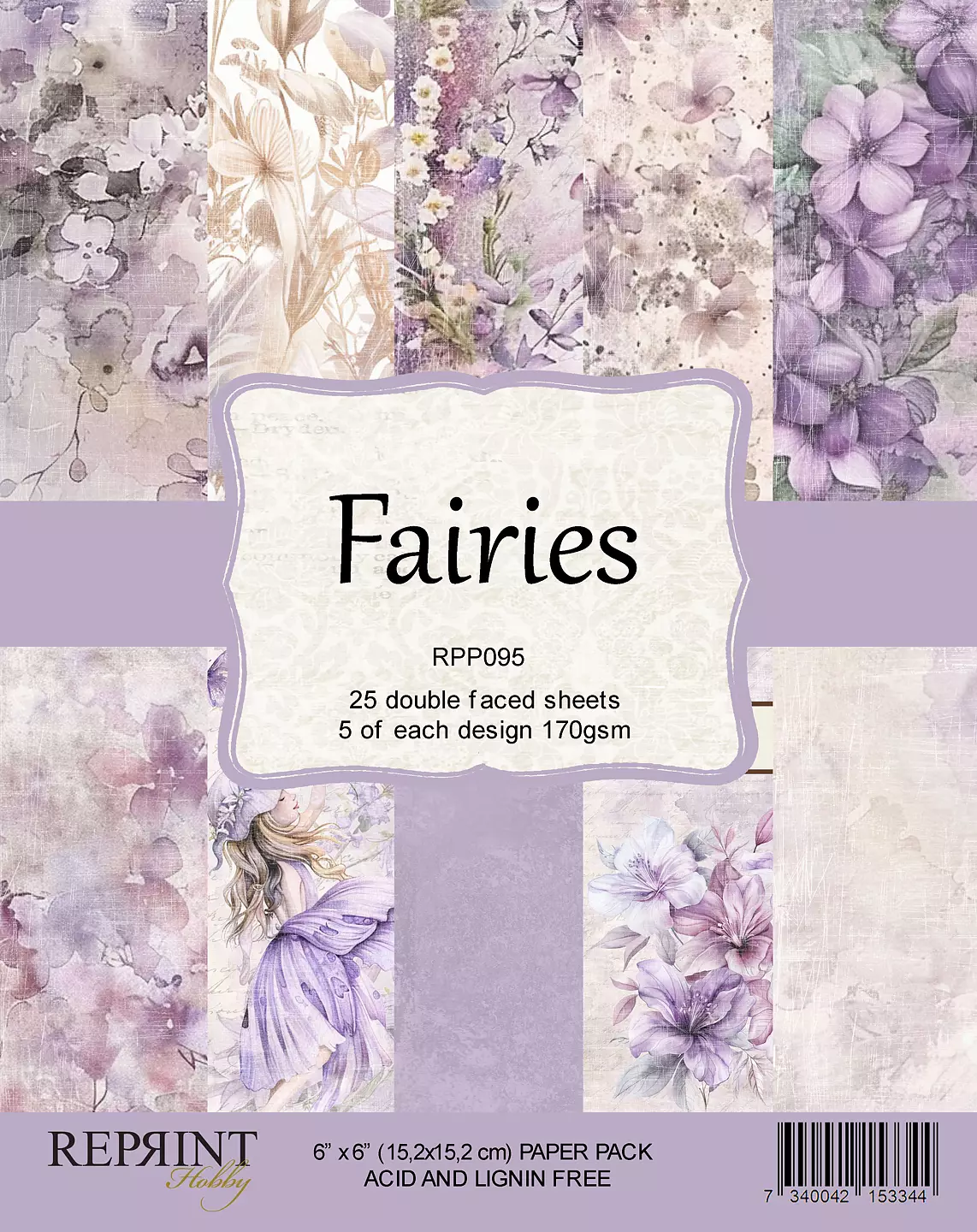  Reprint Fairies Collektion 6"x6"