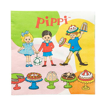 Servetter - Pippi Långstrump & hennes vänner -1