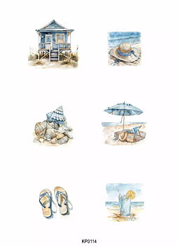  Reprint klippark A4 - At the Sea 