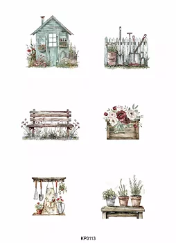  Reprint klippark A4 - Garden
