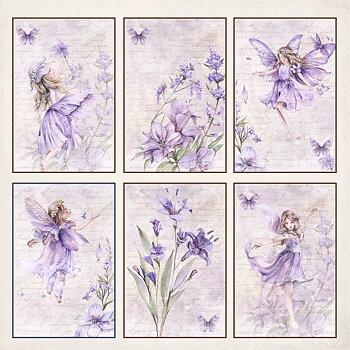  Reprint Fairies collection - Cards Flowers