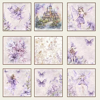  Reprint Fairies collection - Tags Flowers
