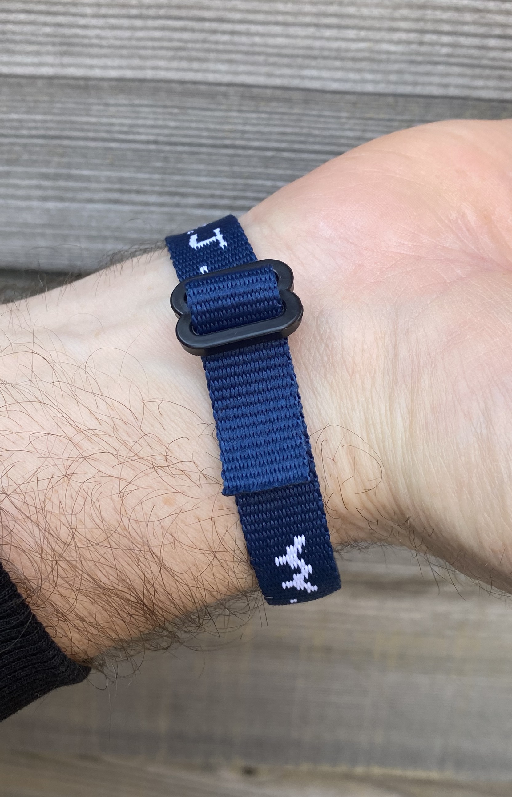 Armband - WWJD - blått - 2