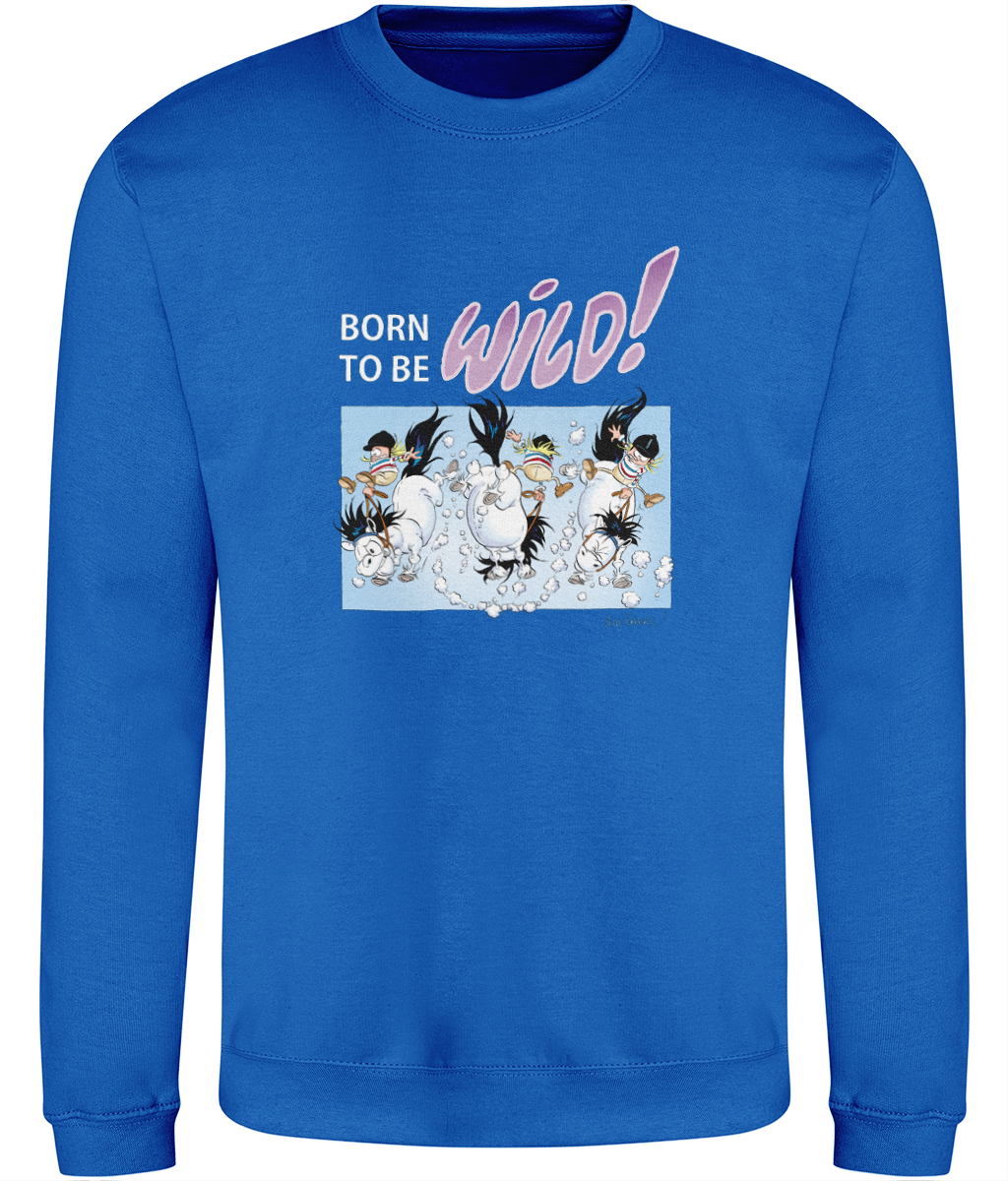 Mulle Vuxen Sweatshirt (Unisex) - Born To Be Wild! - 7
