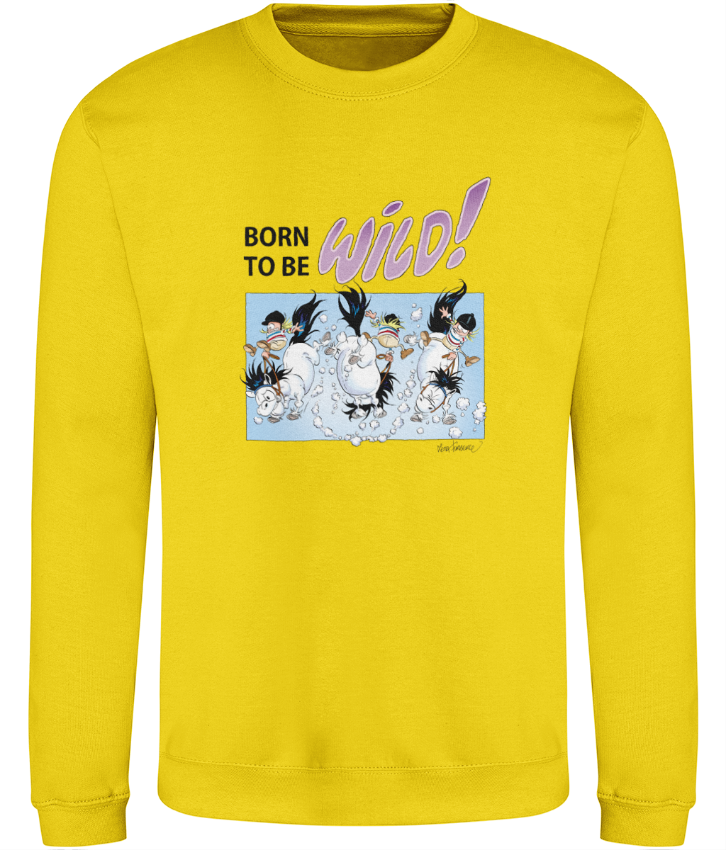 Mulle Vuxen Sweatshirt (Unisex) - Born To Be Wild! - 4