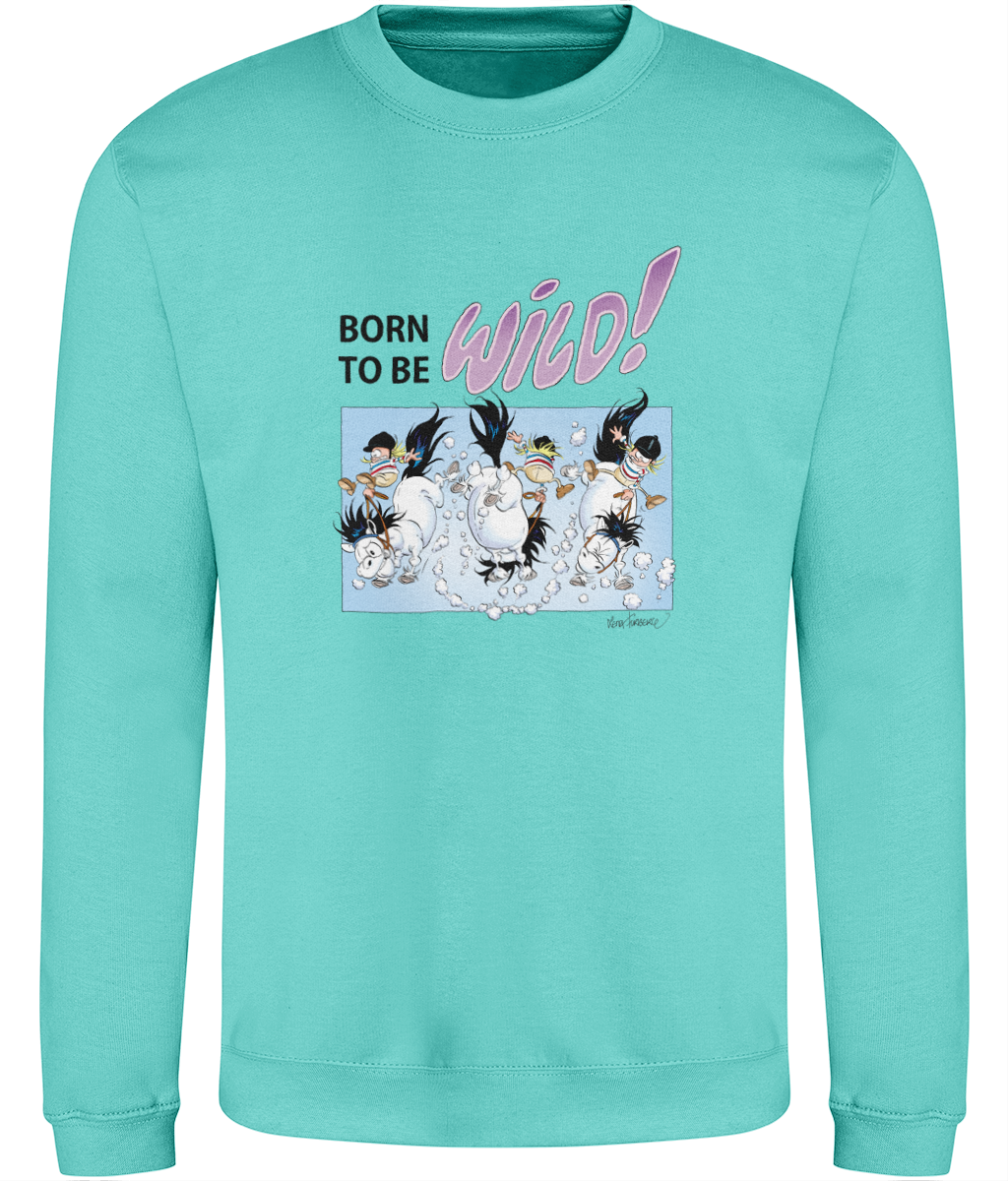 Mulle Vuxen Sweatshirt (Unisex) - Born To Be Wild! - 10