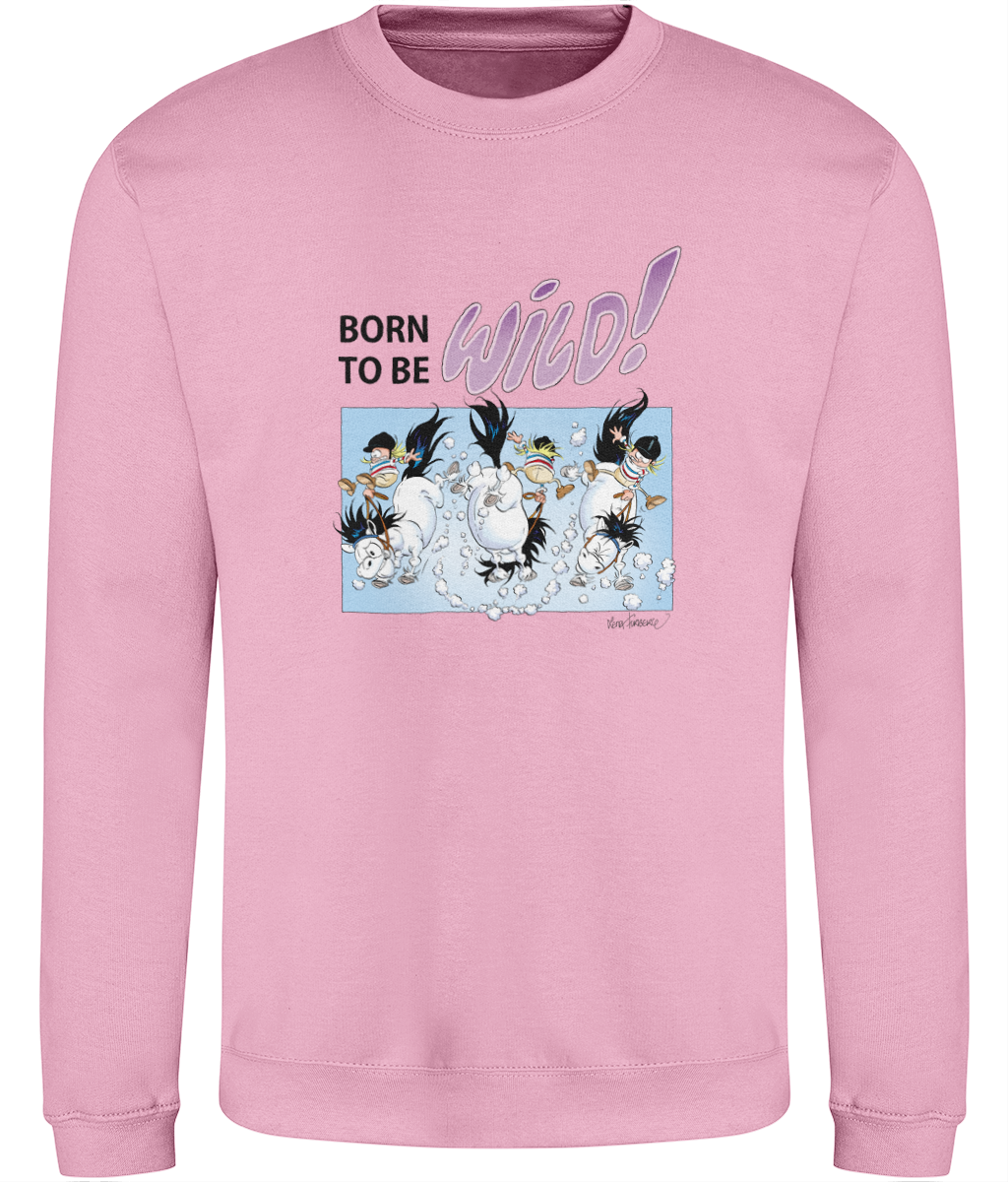 Mulle Vuxen Sweatshirt (Unisex) - Born To Be Wild! - 9