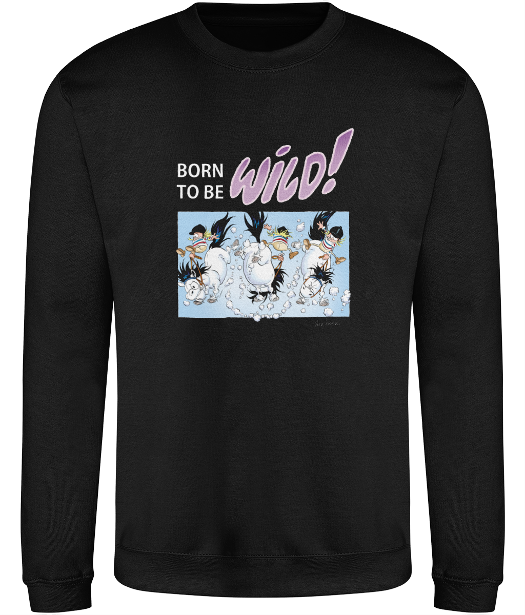 Mulle Vuxen Sweatshirt (Unisex) - Born To Be Wild! - 3