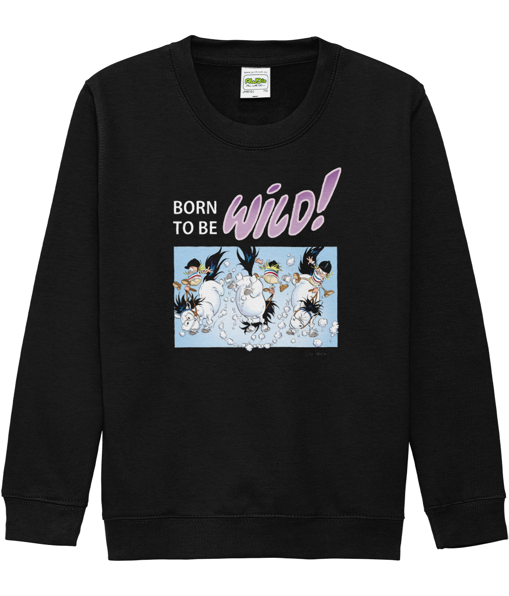Mulle Barn Sweatshirt - Born To Be Wild! - 2