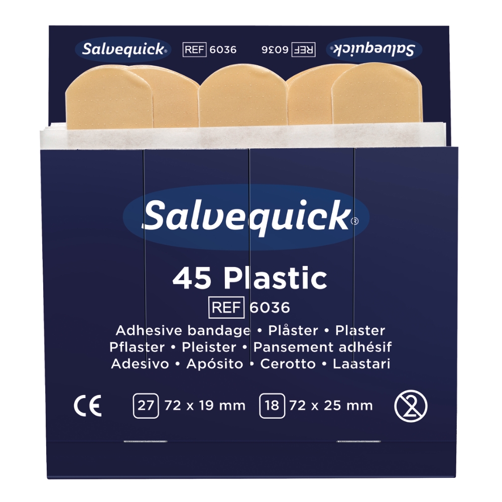 Plåster Plast 6X45 6036 Automat