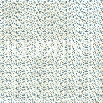 R 0262 Dusty Blue Collection -Tiny Flowers