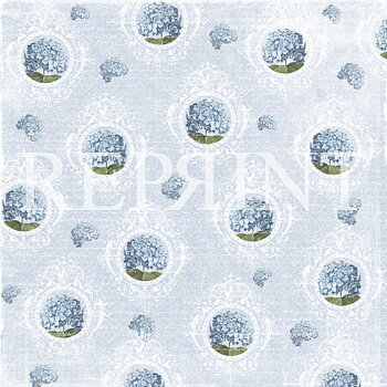 R 0257 Dusty Blue Collection -Hydragena