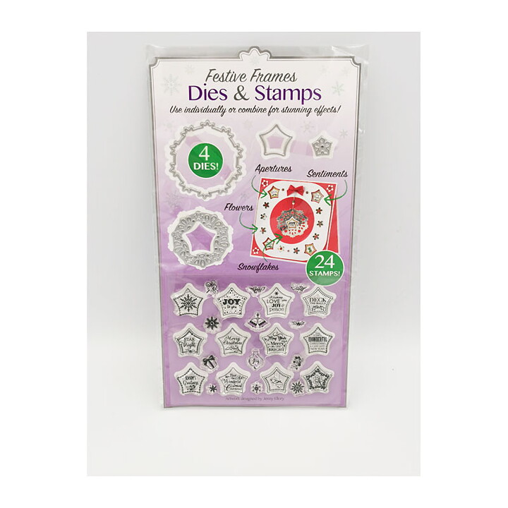  Clear Stamps and Dies - Christmas Festive Frames