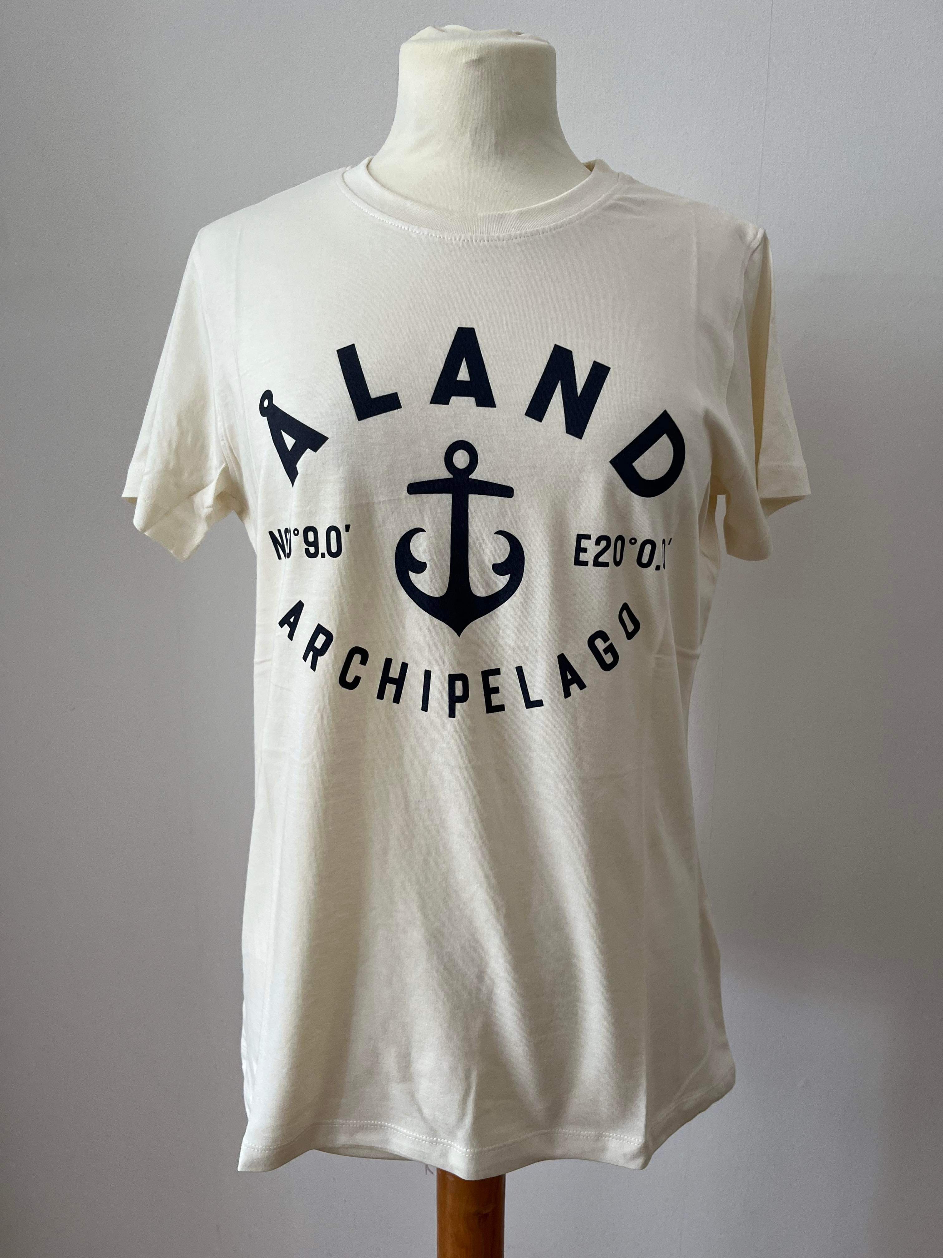 T-shirt dammodell - off white