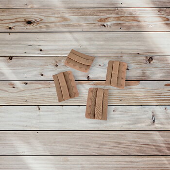 Hyska & hake 4x3 - Koppar beige