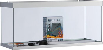 Akvastabil Element Akvarium Grå LxBxH: 100x40x48 cm, 180 liter