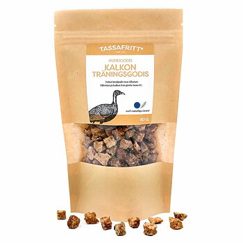 Naturligt Hundgodis - Promenad & Träning - Kalkon 80g