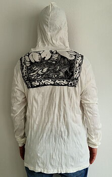 Sure Hoodies - Buddha med Sanskrit text - Large