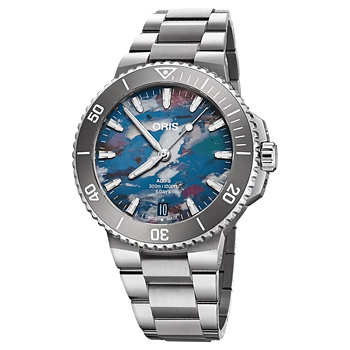 01 400 7790 4150-07 8 23 02PEB Oris Aquis Date Calibre 400 43,5 Upcycle
