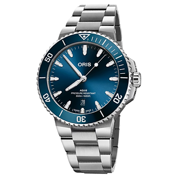 01 733 7789 4135-07 8 23 04PEB Oris Aquis Date 43,5 blå