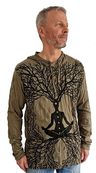 Sure Hoodies - Yogi med Träd