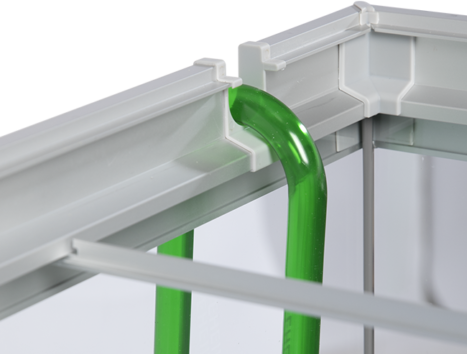 Akvastabil Element Paket Grå LxBxH: 100x40x124 cm, 180 liter - 8