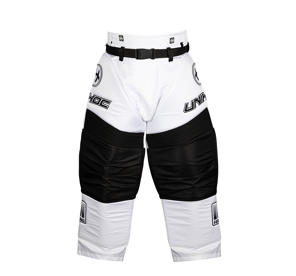 Unihoc Inferno Goalie Pants all white