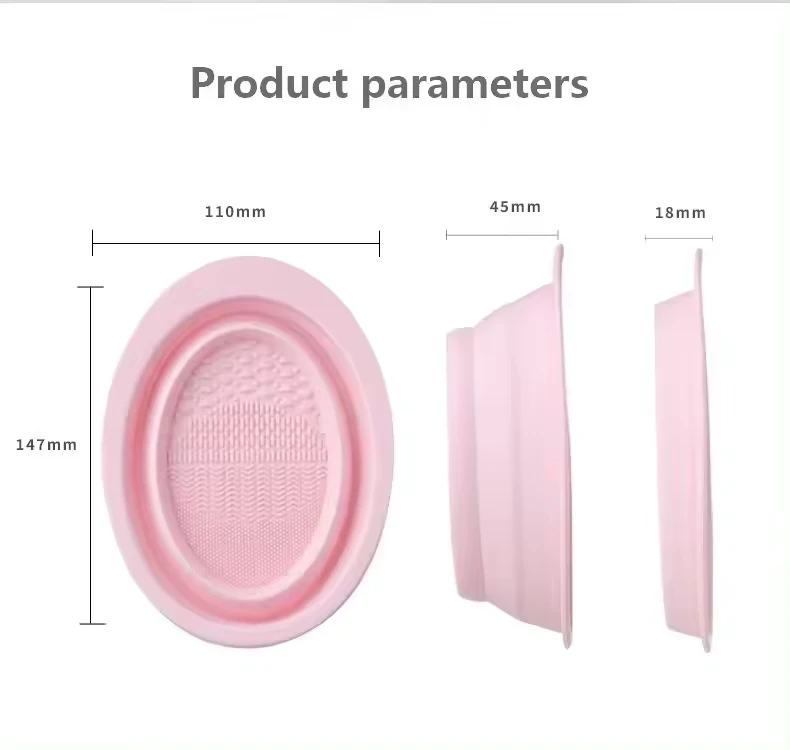 Skål til rengøring af makeupbørster - 2