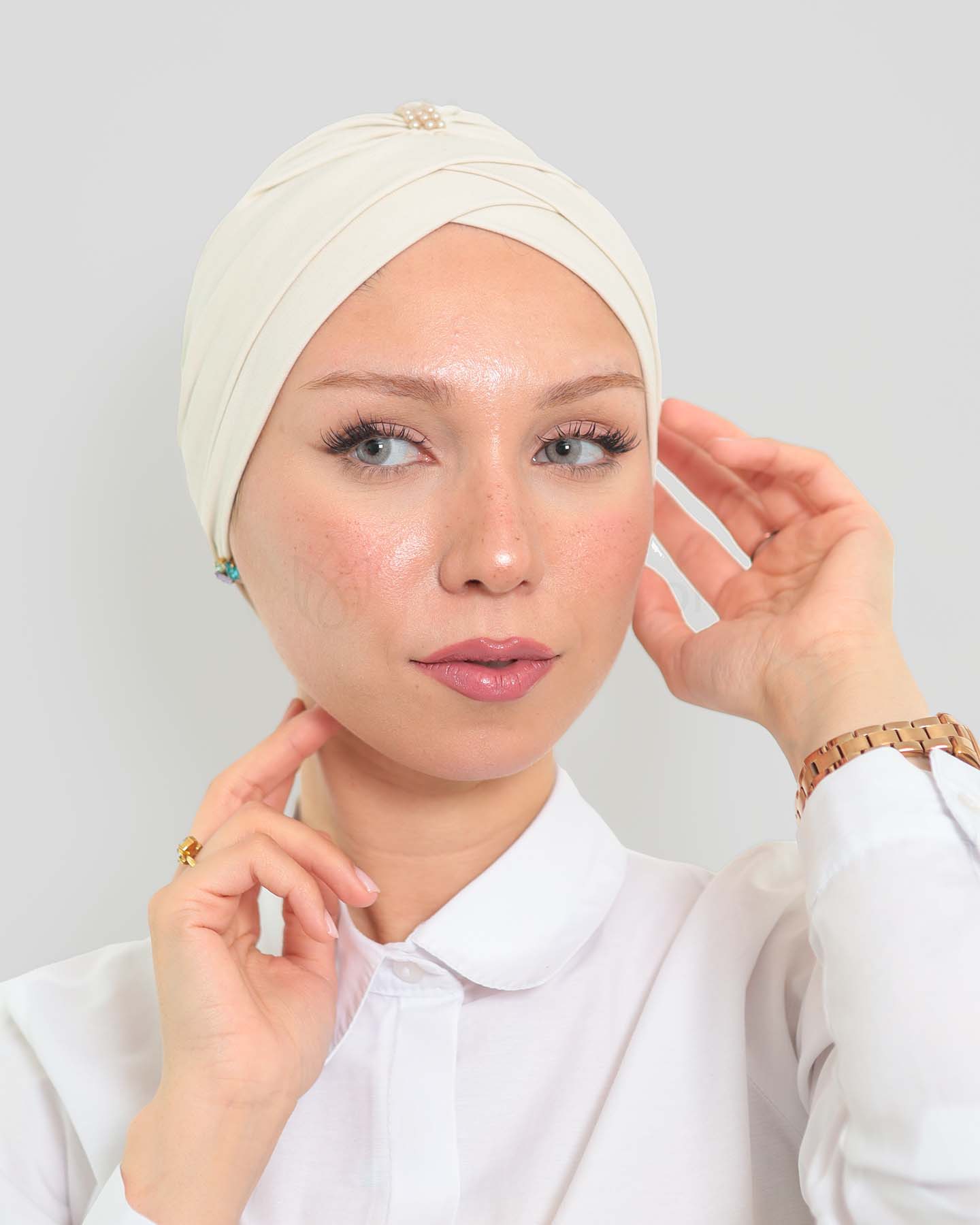 Turban - Nevaeh - Ljusbeige