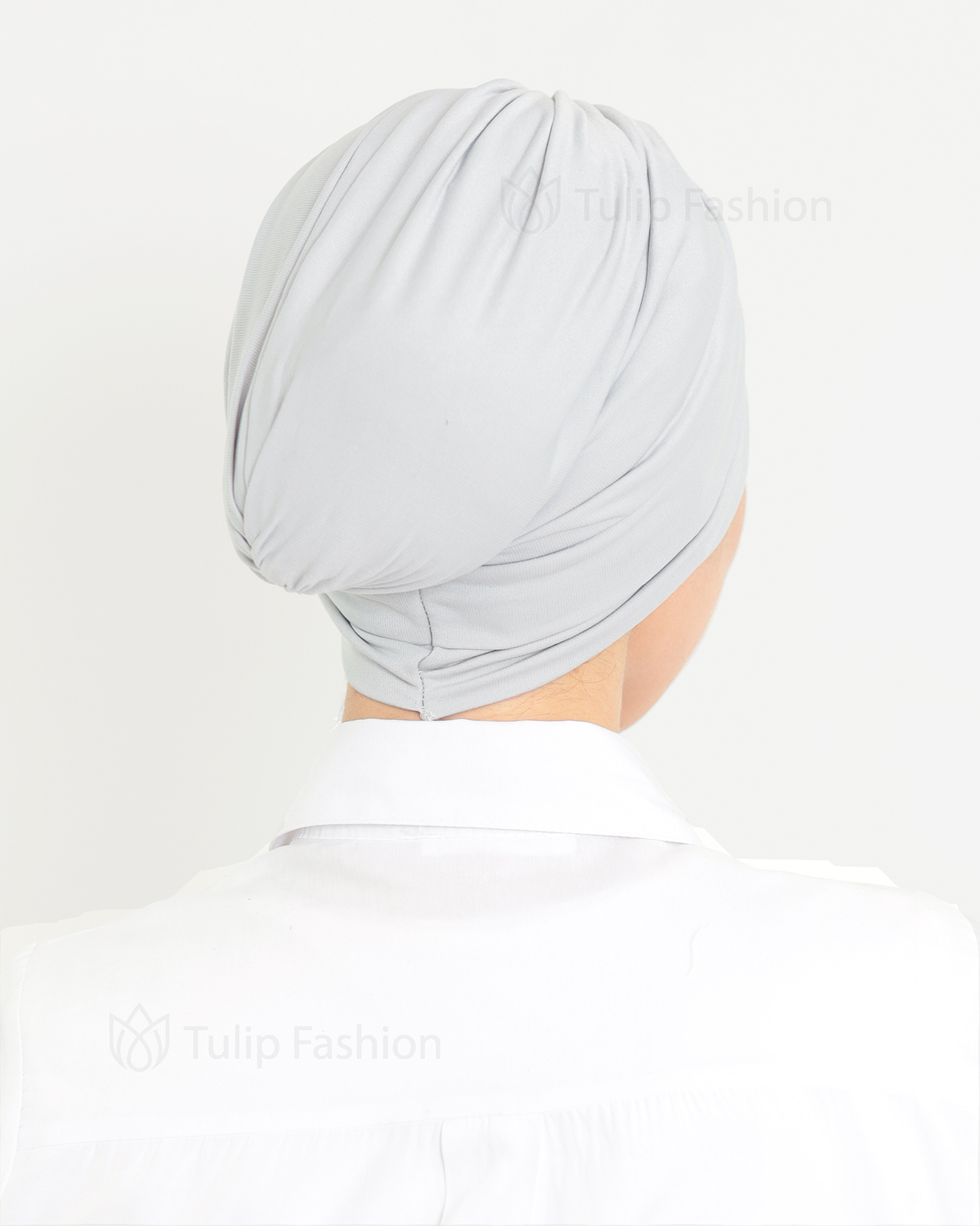 Turban - Nevaeh - Ljusgrå - 4