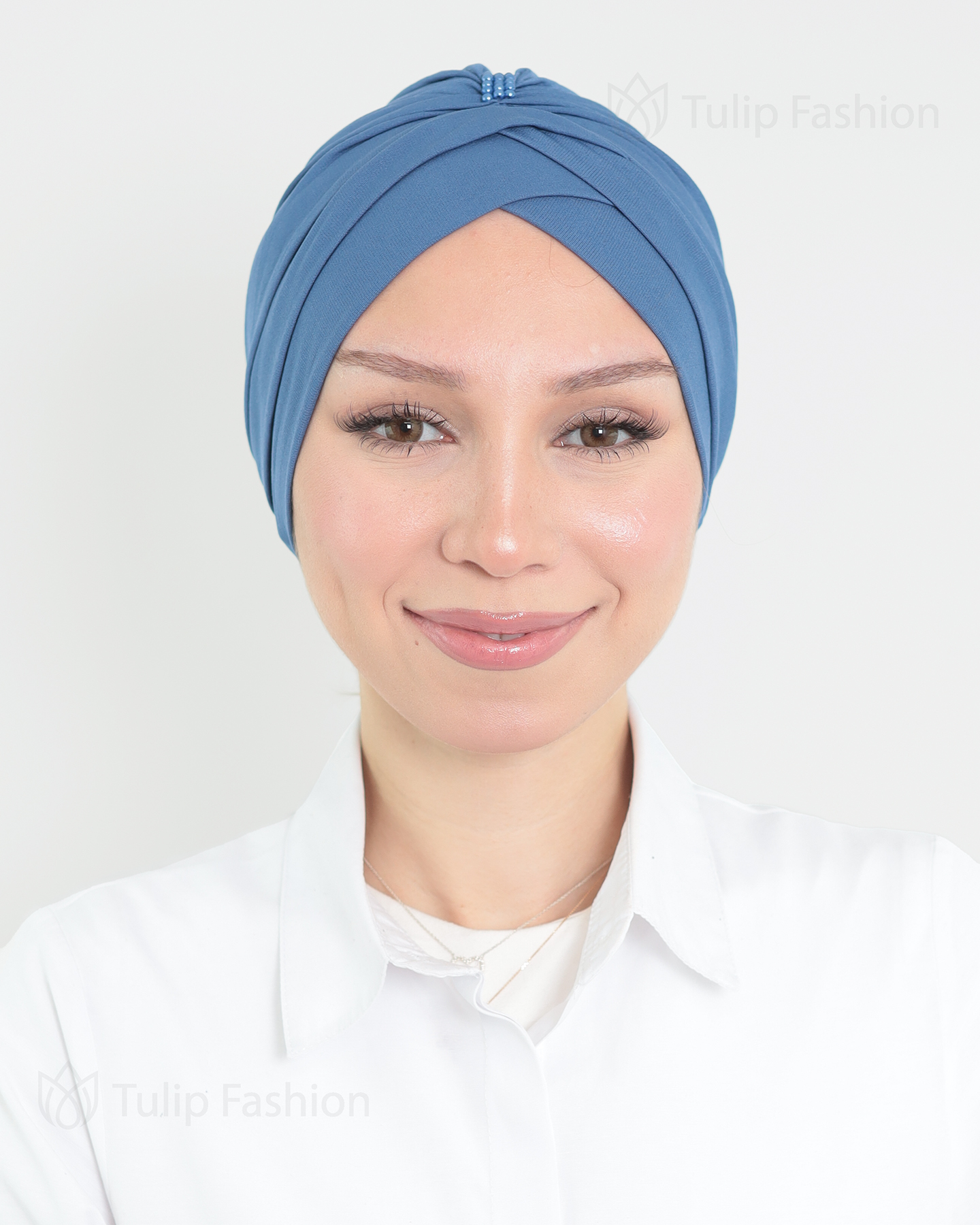 Turban - Nevaeh - Royal Blå - 3