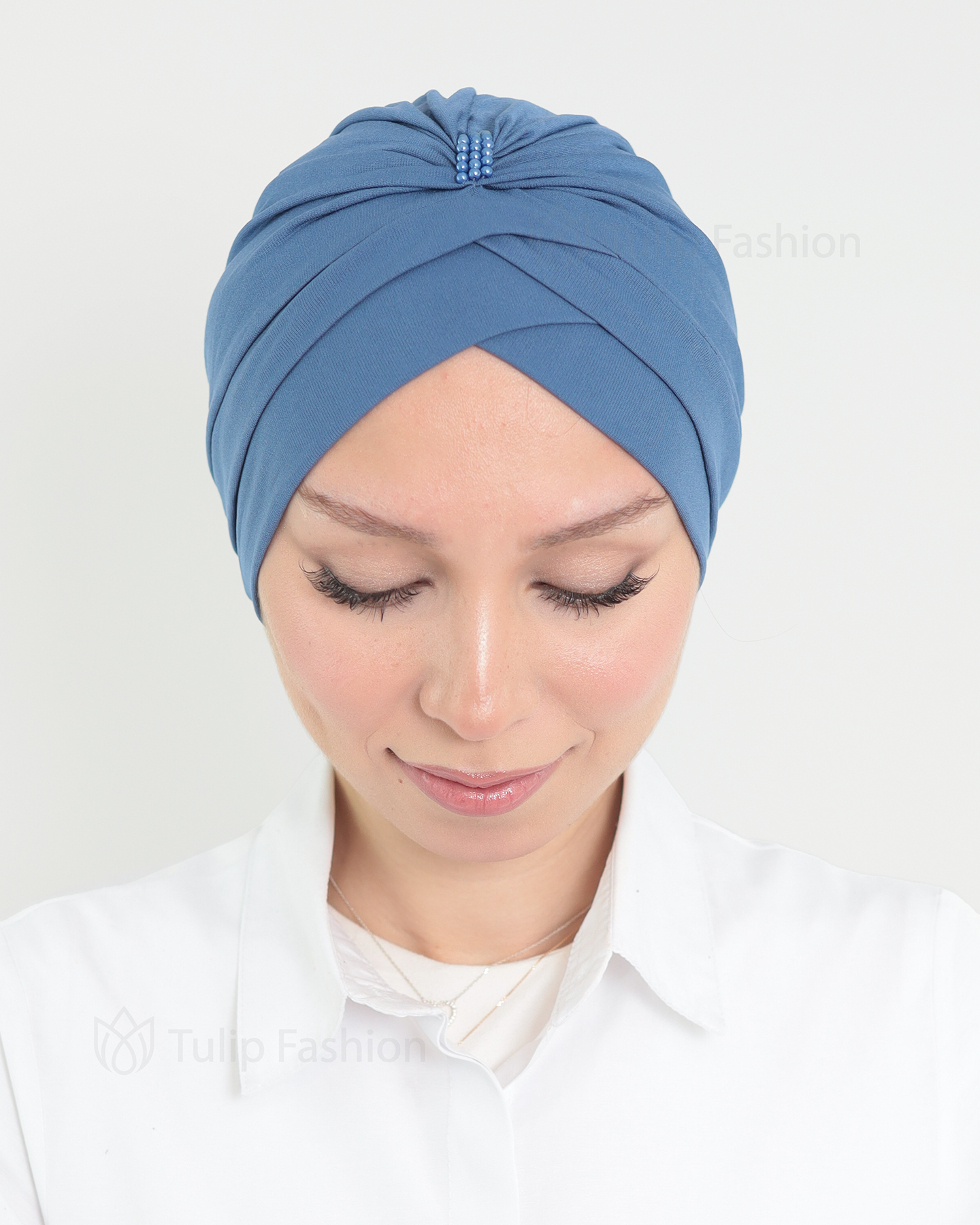 Turban - Nevaeh - Royal Blå - 2